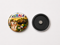 58mm round fridge magnet material with neodymium magnetic backing, pack of 100