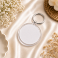 Circle shaped acrylic keychain blank, pack of 100