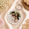 Flower shaped acrylic keychain blank, pack of 100