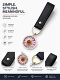 Circle Acrylic Keychain With Strap (Pack of 100)