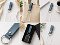 Long Rectangle Acrylic Keychain with strap (Pack of 50)