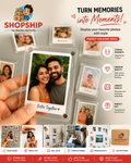Acrylic frame fridge magnet blank, pack of 50, for sublimation printing
